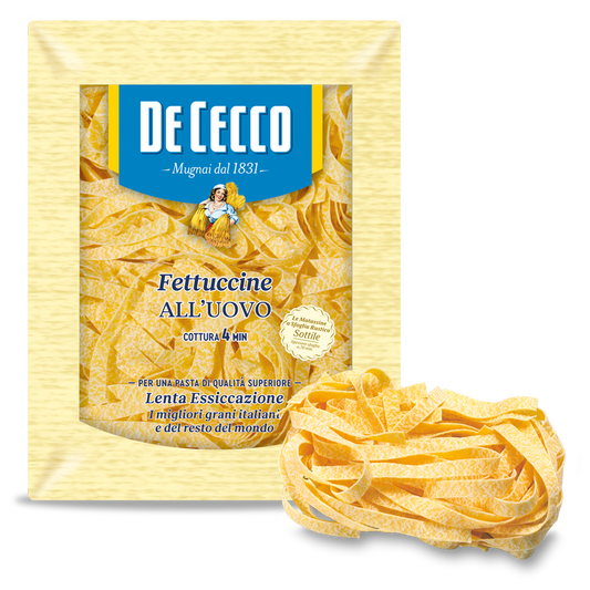 Paste Fettuccine cu ou De Cecco 250g – paste italiene tradiționale