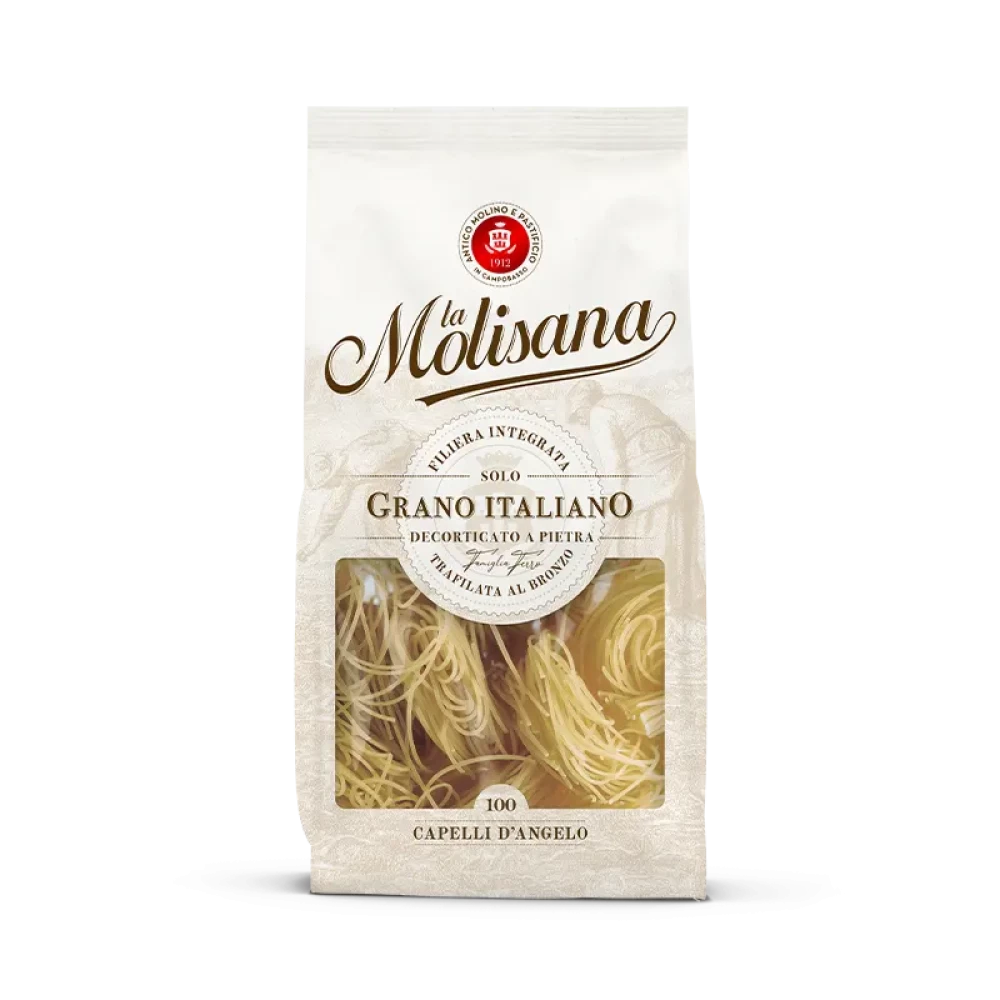 Capelli d'Angelo La Molisana Nr.100 500g – Paste Italiene pentru Supe și Consommé