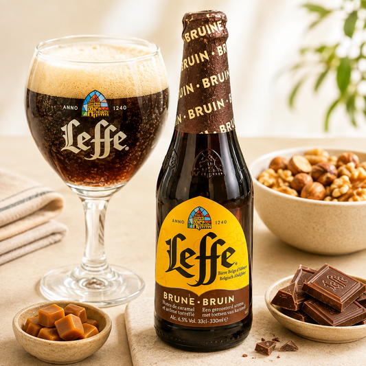 Bere Leffe Brune Belgiană 6,5%, 330 ml