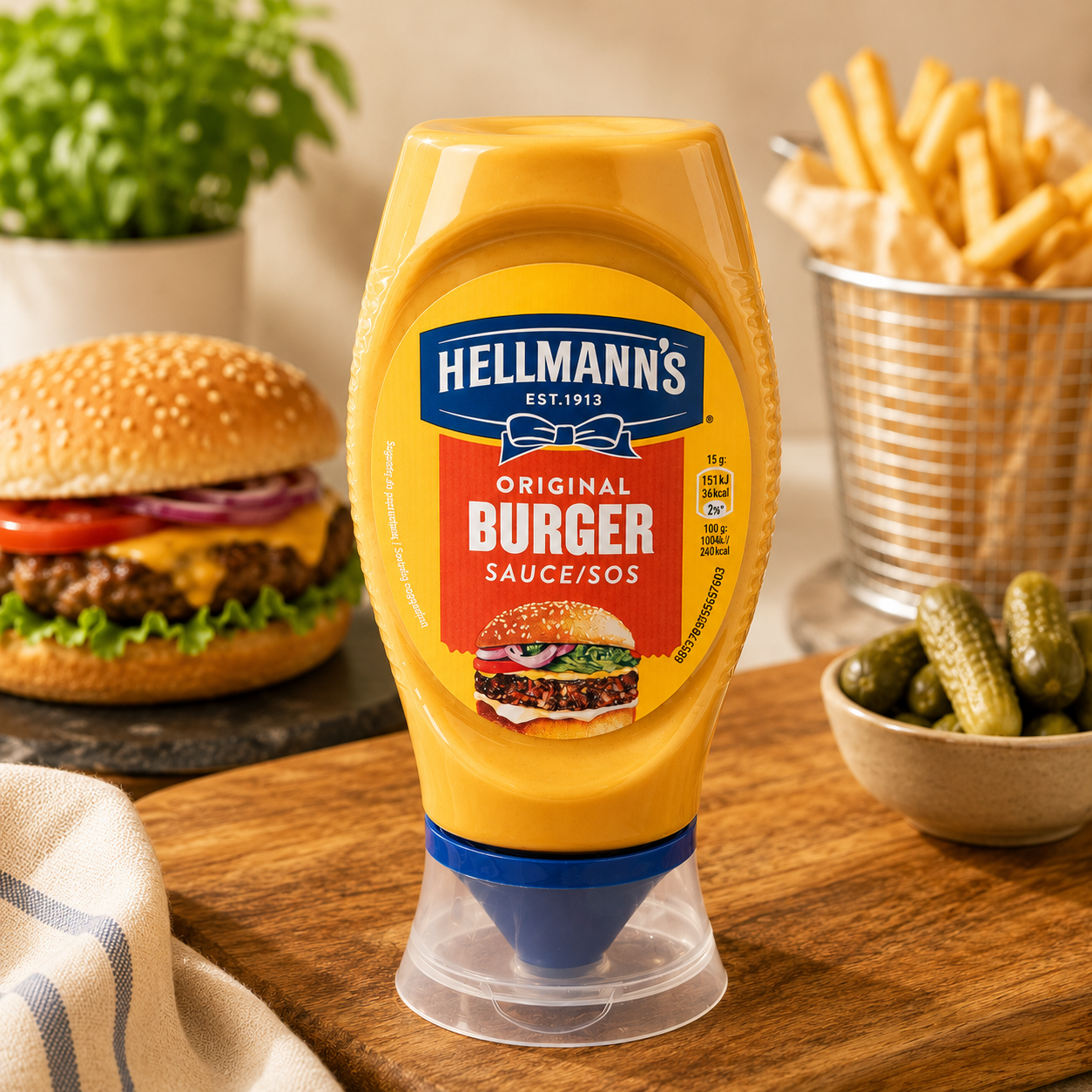 Sos Hellmann’s Original Burger, 250 ml