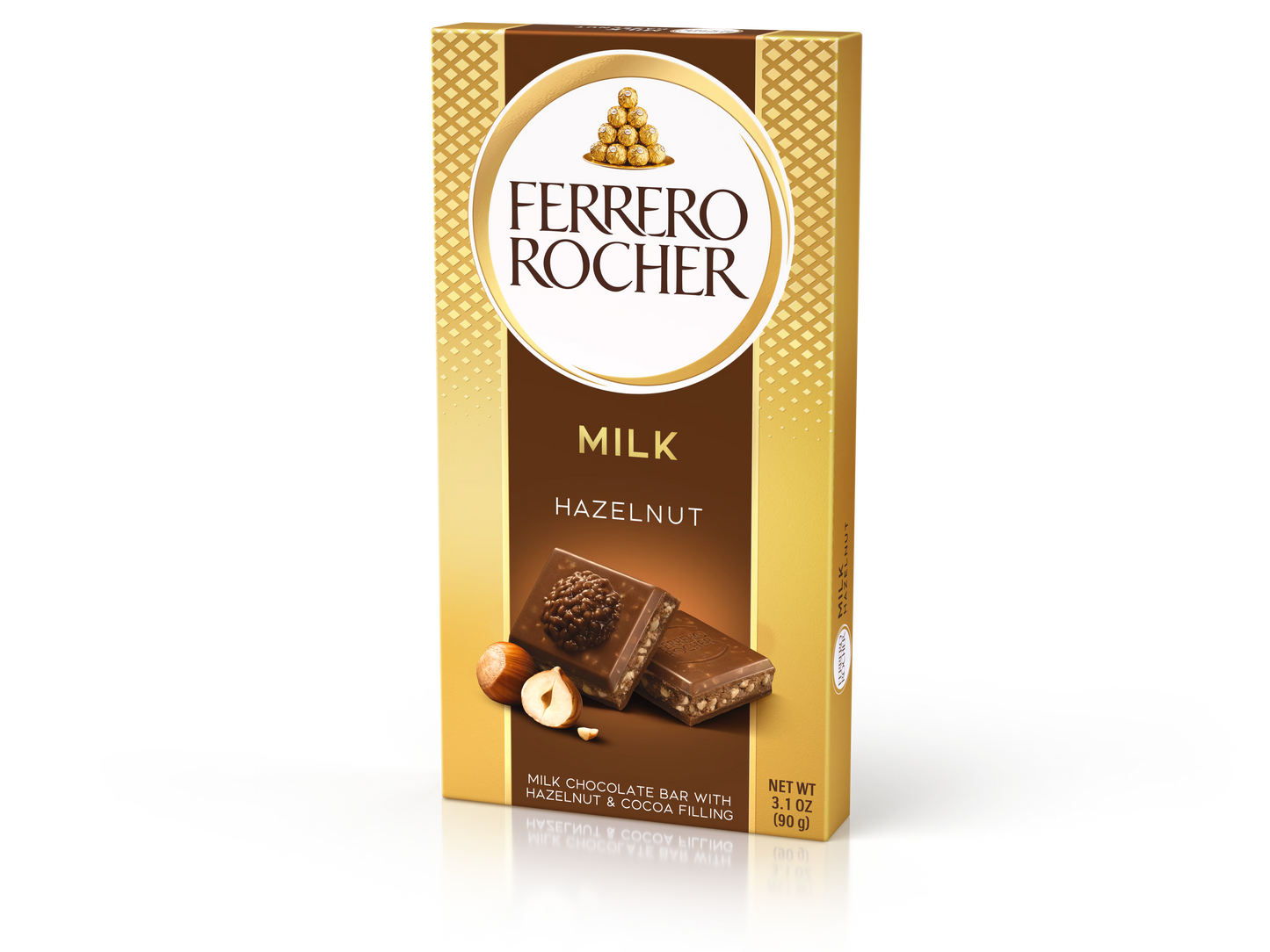 Ciocolată cu Lapte și Alune de Pădure Ferrero Rocher 90g