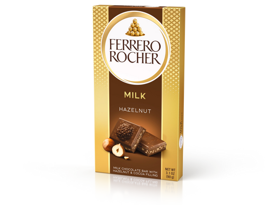 Ciocolată cu Lapte și Alune de Pădure Ferrero Rocher 90g