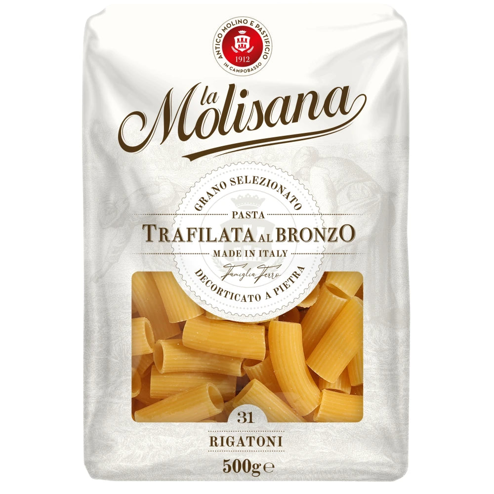 Rigatoni La Molisana 1kg – Paste Italiene pentru Sosuri și Cuptor
