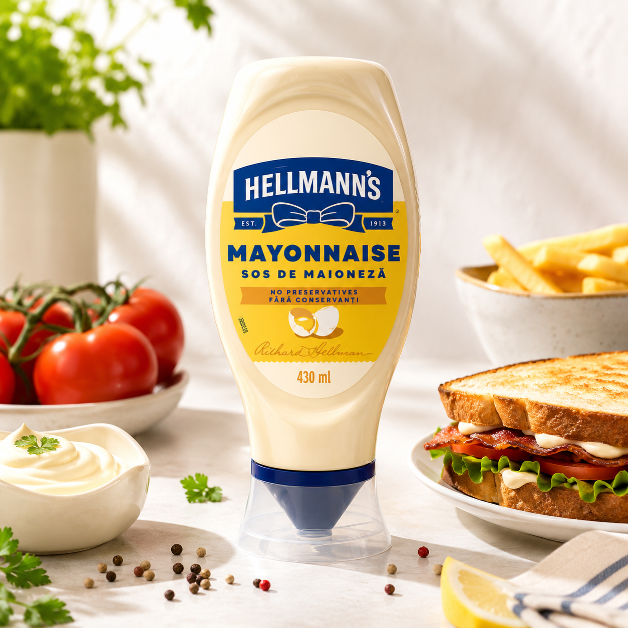 Maioneză Hellmann’s Original, 430 ml
