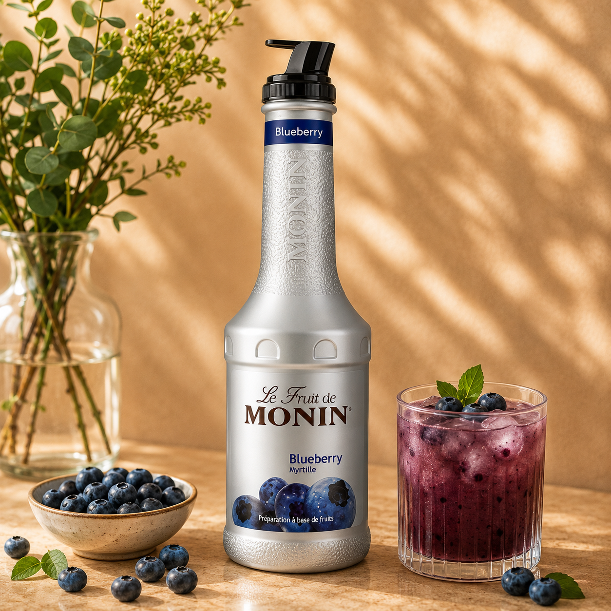 Piure Premium De Afine Monin Le Fruit, 1 L