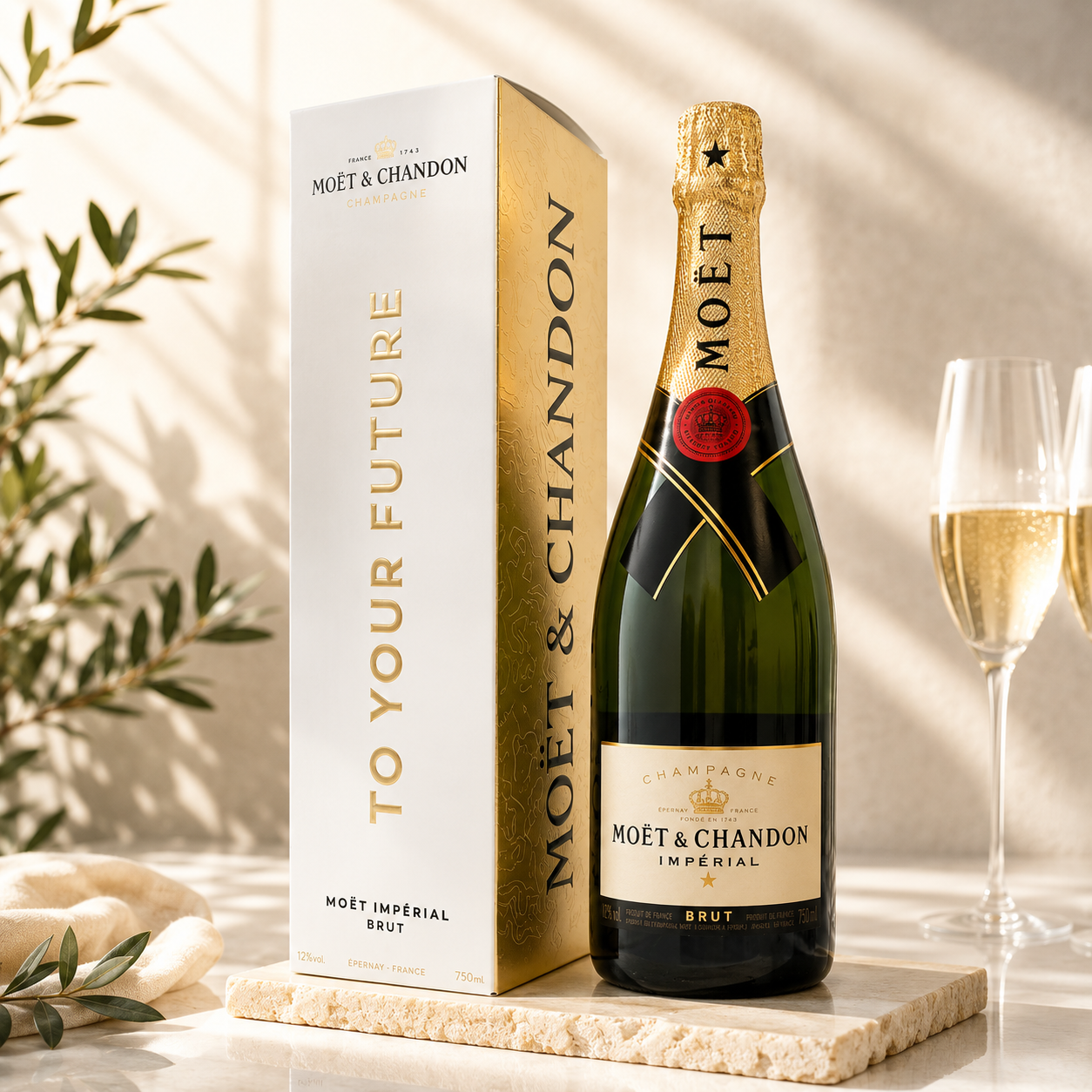 Șampanie Moët & Chandon Brut Impérial În Cutie Cadou, 750 ml