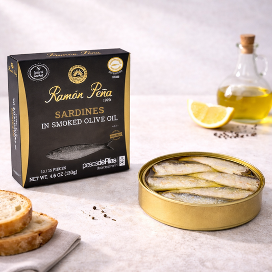 Sardine Afumate în Ulei de Măsline – 10-15 bucăți | Ramón Peña