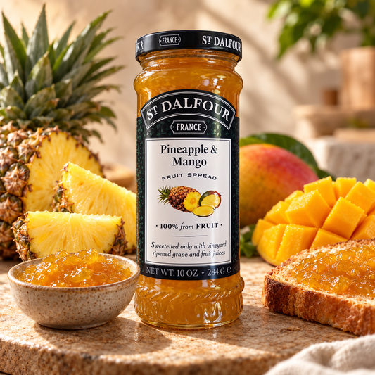 St. Dalfour Pineapple & Mango – Gem de Ananas și Mango, 284 g