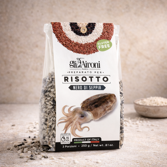 Risotto cu Cerneală de Sepie 250g | Gli Aironi