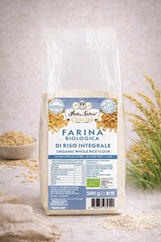 Făină Bio Integrală de Orez – Fără Gluten 500g