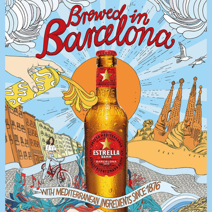 Bere Blondă Estrella Damm 0.33L