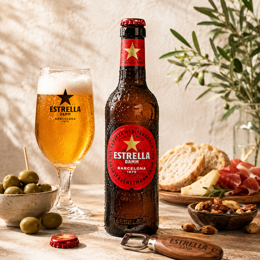 Bere Blondă Estrella Damm 0.33L