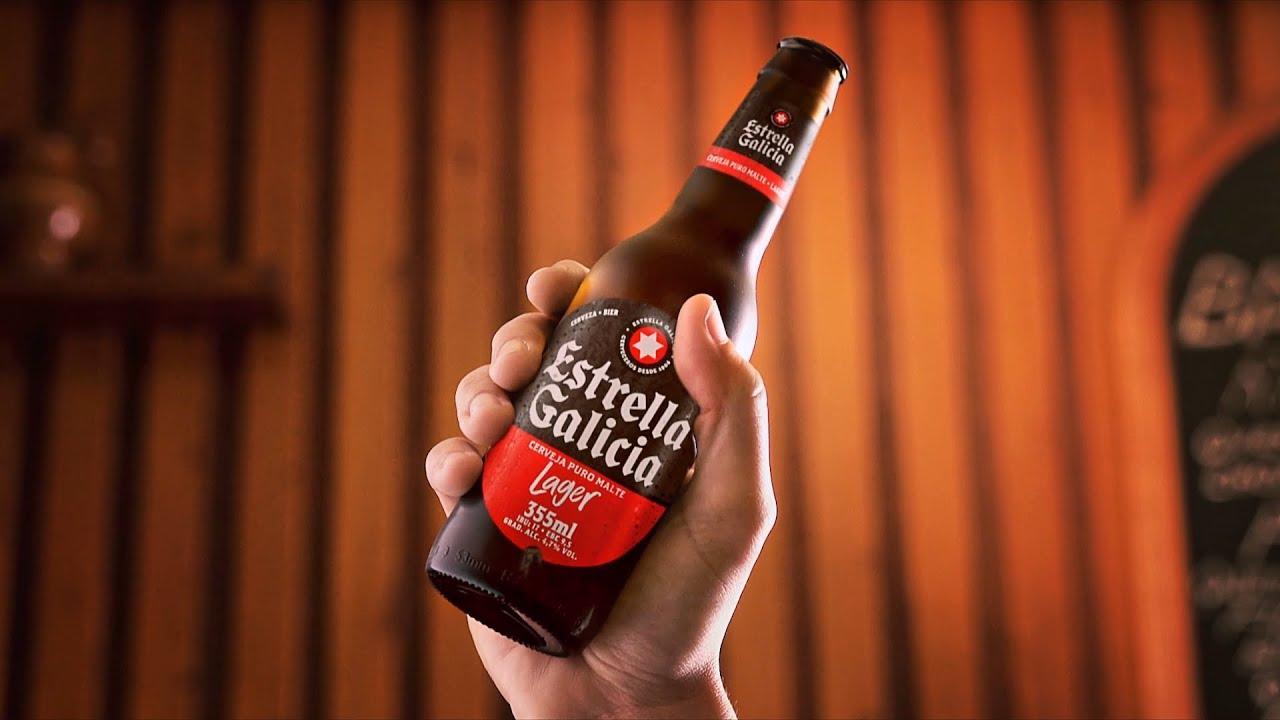 Bere Blondă Estrella Galicia 0.33L.