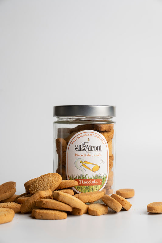 Biscuiti de Orez cu Alune 180g | Gli Aironi.