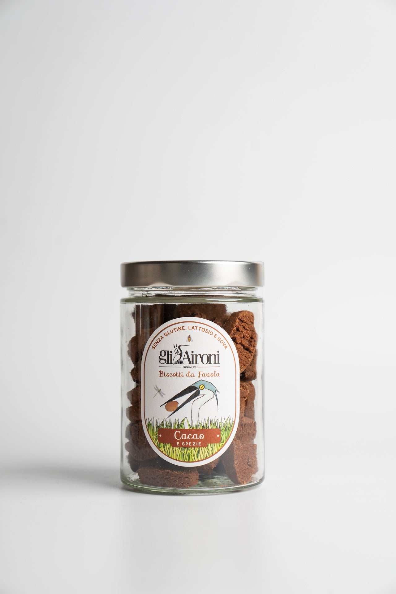 Biscuiti de Orez cu Cacao 200g | Gli Aironi.