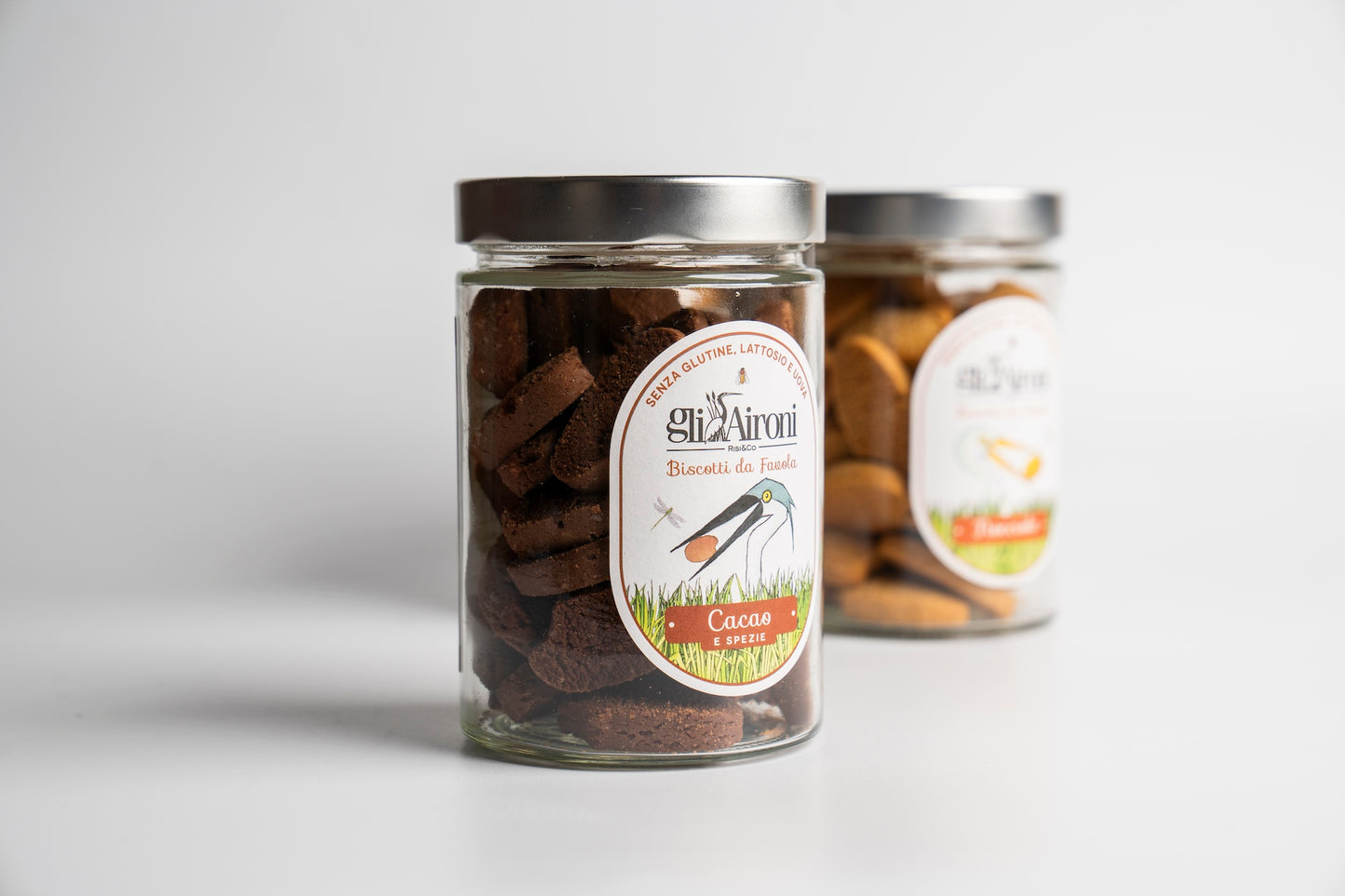 Biscuiti de Orez cu Cacao 200g | Gli Aironi.