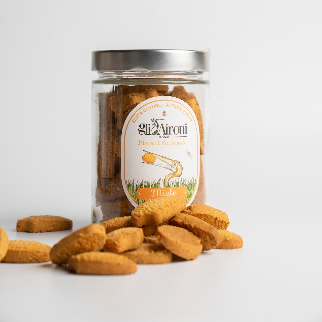 Biscuiti de Orez cu Miere de Castan 200g Fara Gluten | Gli Aironi