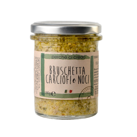Bruschetta cu Anghinare și Nuci 180g | Perché ci Credo.