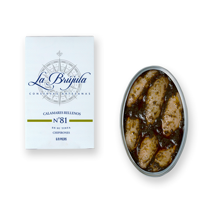 Calamari Umpluti în Cerneală Proprie 6/8 bucăți | La brújula