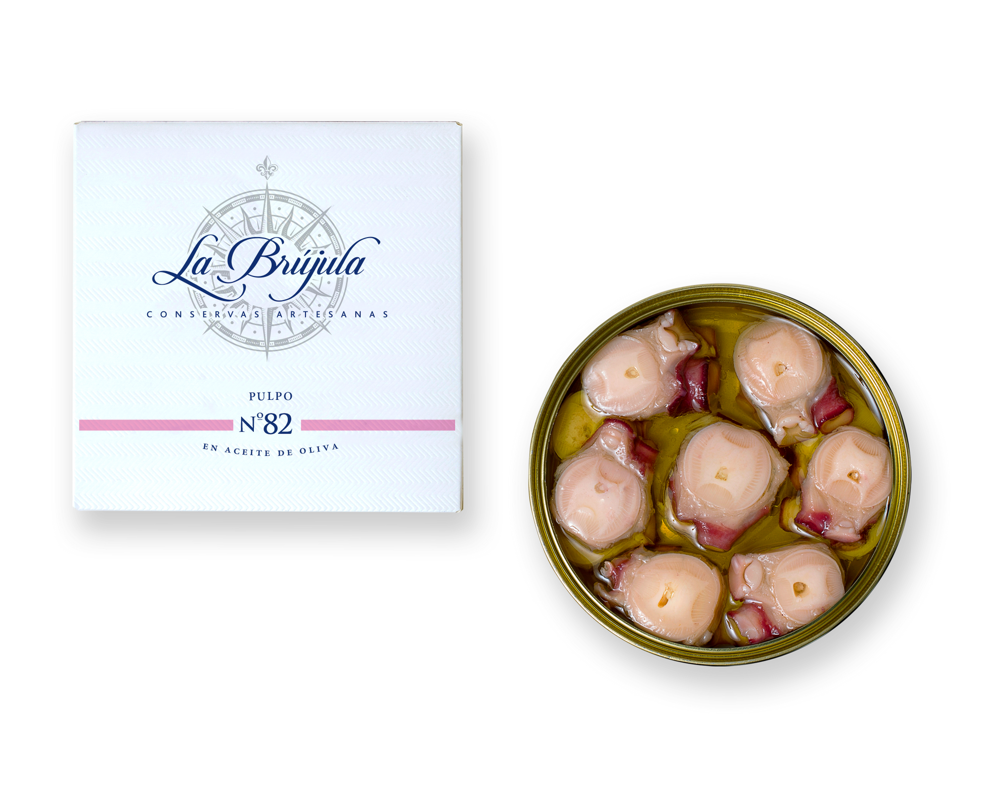 Caracatiță în Ulei de Măsline 138g | La brújula.