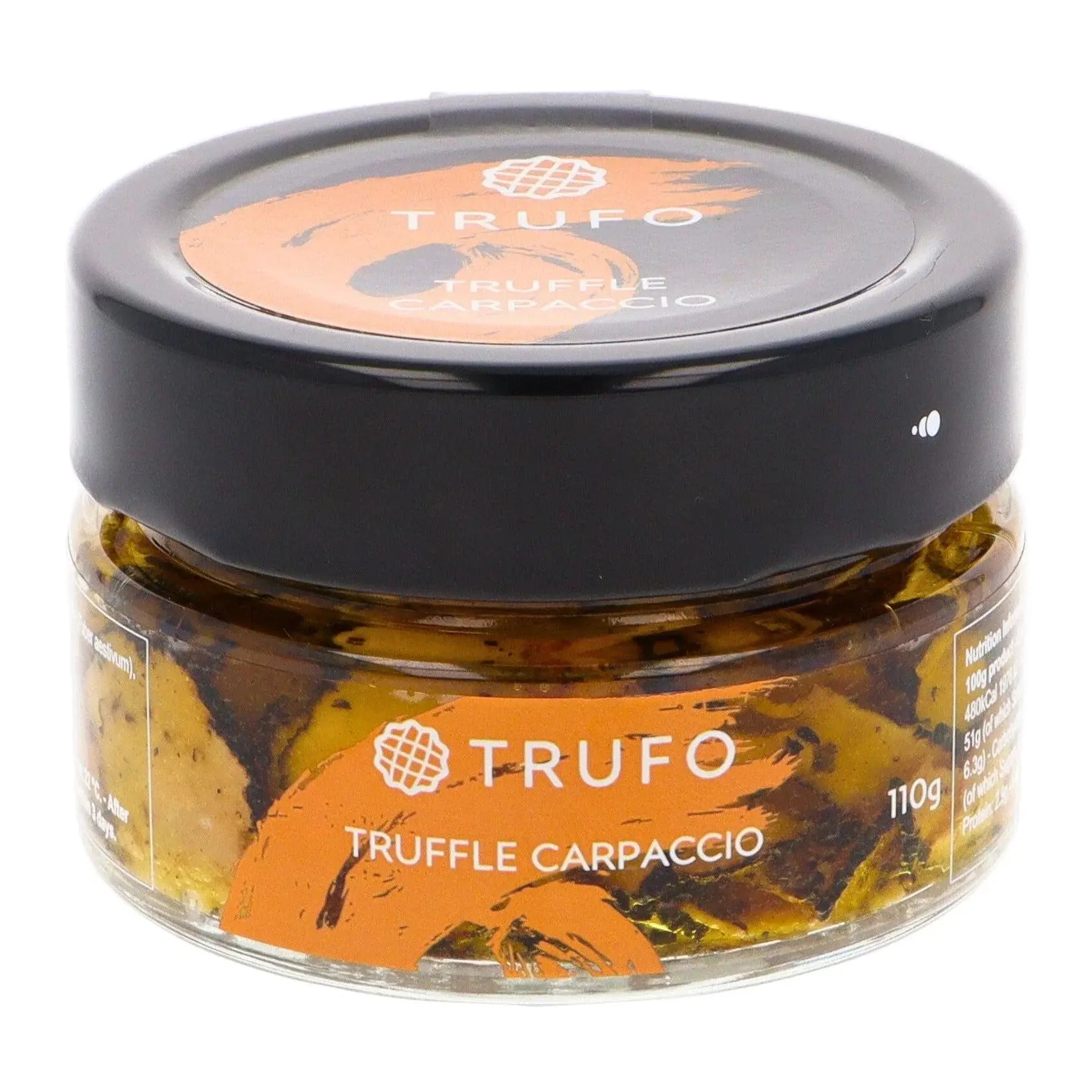 Carpaccio de Trufe Negre Trufo 110g – felii fine de trufe în ulei, delicatesă gourmet