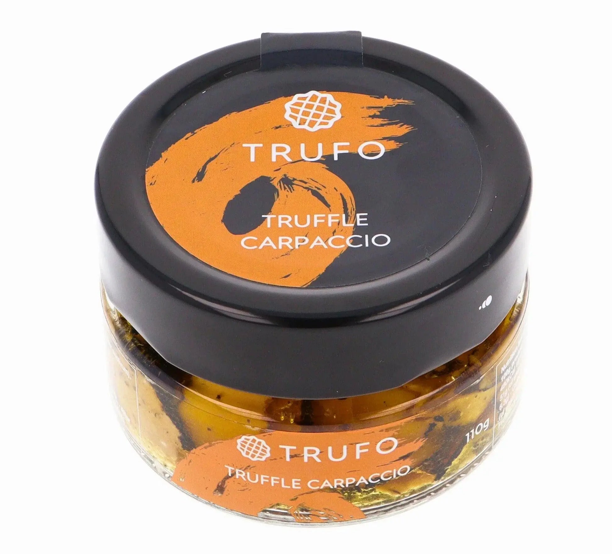 Carpaccio de Trufe Negre Trufo 110g – felii fine de trufe în ulei, delicatesă gourmet
