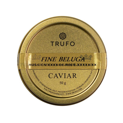 Caviar Beluga fin (Huso huso) TRUFO