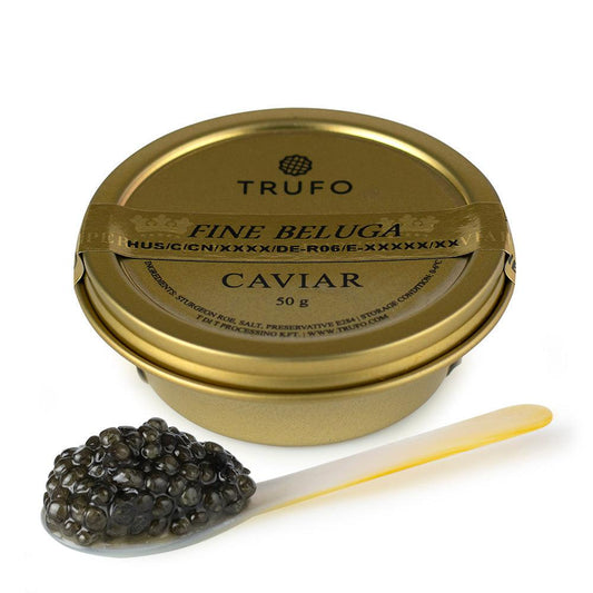 Caviar Beluga fin (Huso huso) TRUFO.