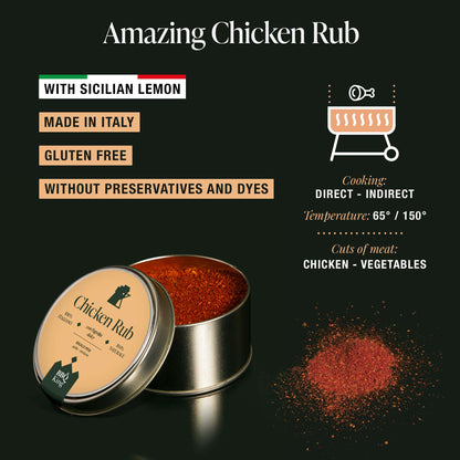 Chicken Rub – Condiment Premium pentru Pui, Grill și Rotisor 70g