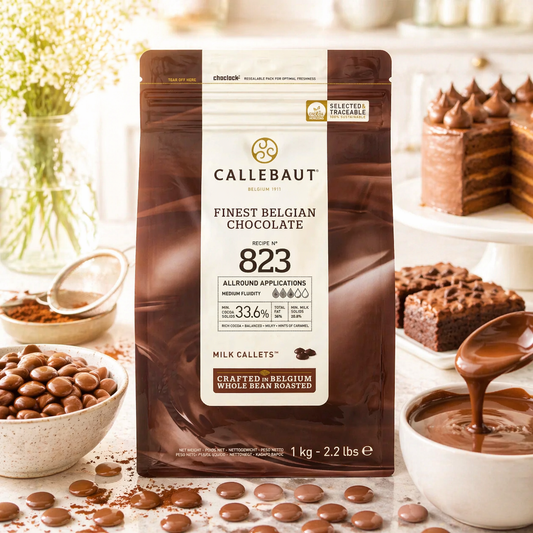 Ciocolată belgiană cu lapte 33,6% cacao Callebaut Recipe 823 – 1 kg