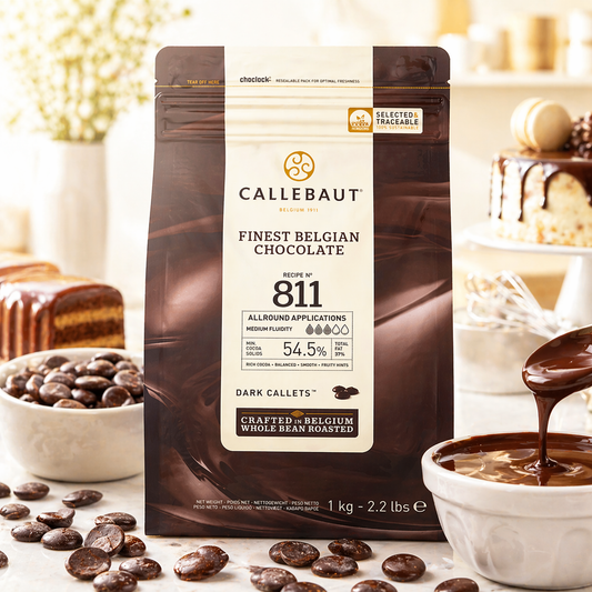 Ciocolată belgiană neagră 54,5% cacao Callebaut Recipe 811 – 1 kg