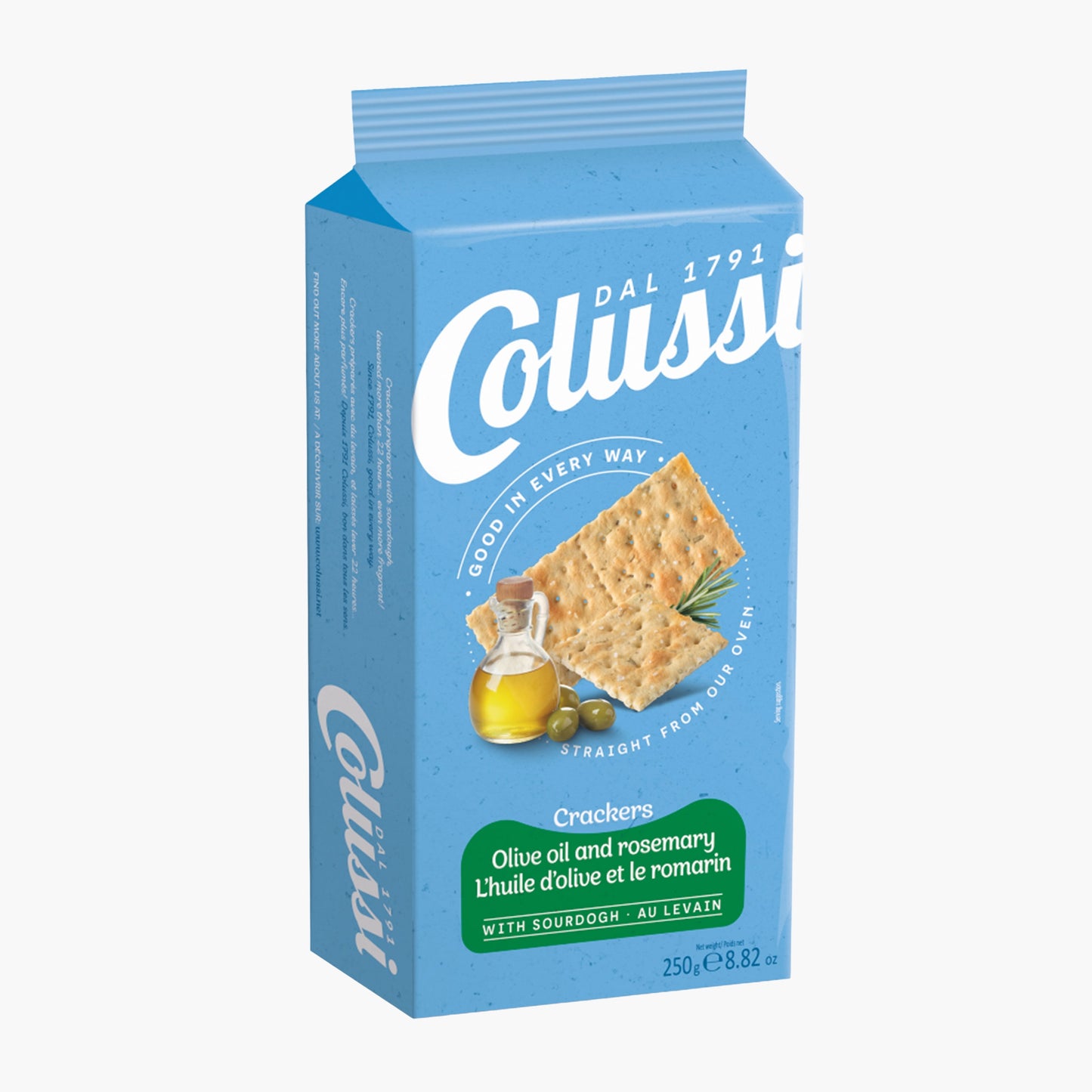 Colussi Crackers cu Ulei de Măsline si Rozmarin 250g