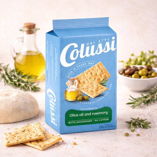 Colussi Crackers cu Ulei de Măsline si Rozmarin 250g
