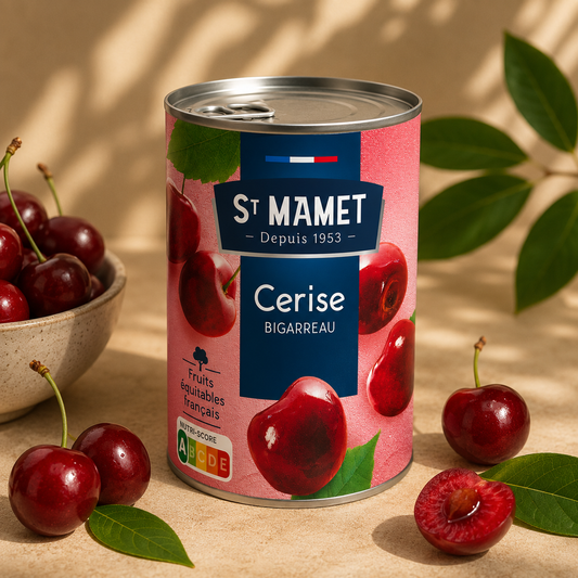 Compot Cireșe Bigarreau St Mamet 425g