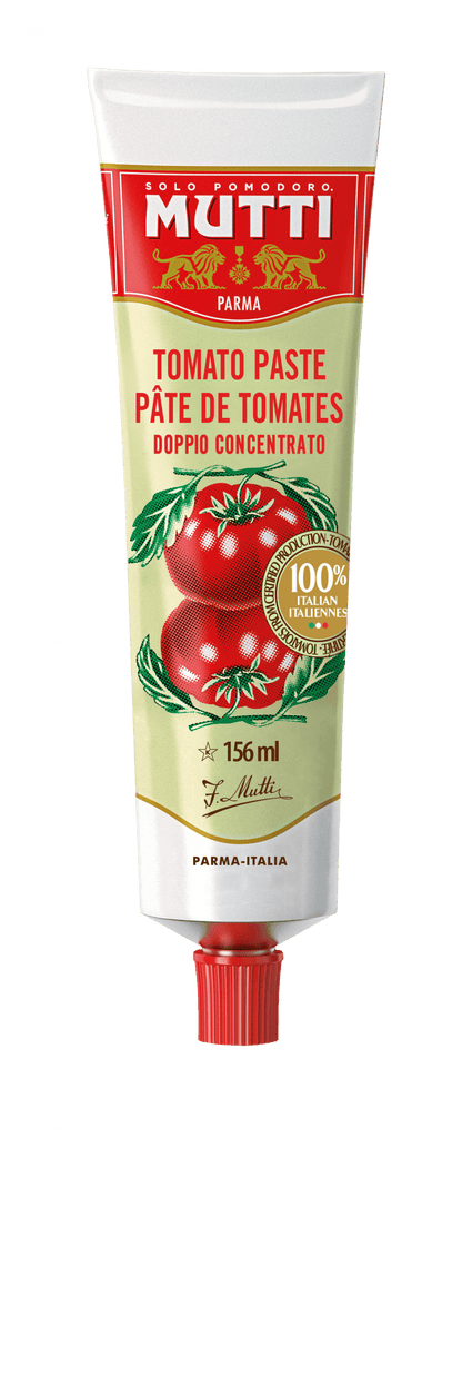 Concentrat de Roșii Mutti 130g – Pastă de Tomate Italiană, Gust Intens
