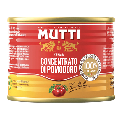 Concentrat de Roșii Mutti 210g – Pastă de Tomate Italiană, Gust Intens
