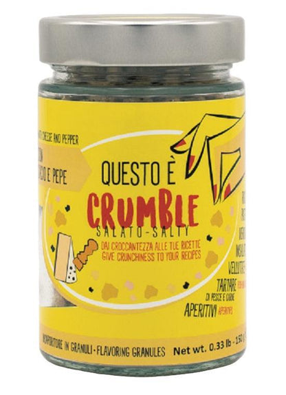 Condiment Crumble Sărat Cacio e Pepe 130g | Gli Aironi