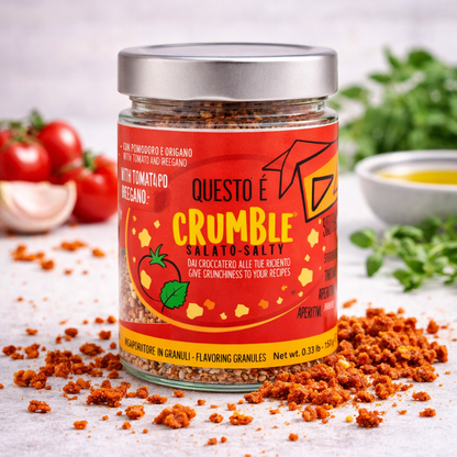 Condiment Crumble Sărat cu Roșii și Oregano 130g | Gli Aironi