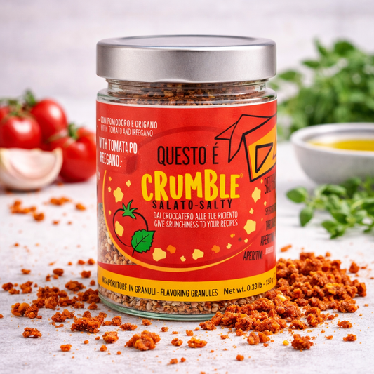 Condiment Crumble Sărat cu Roșii și Oregano 130g | Gli Aironi