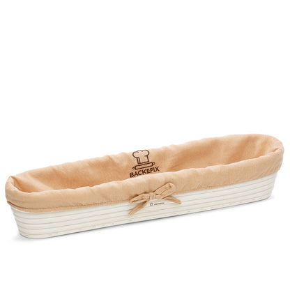 Coș Dospire Baguette Banneton Oval 44 cm