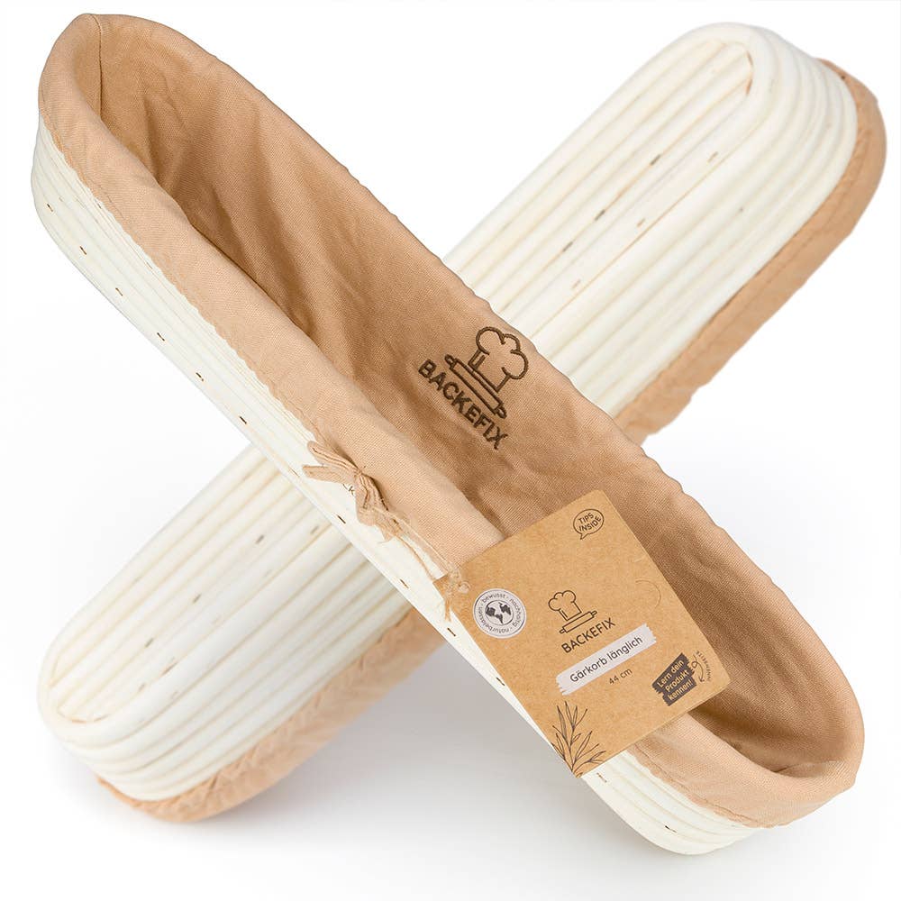 Coș Dospire Baguette Banneton Oval 44 cm
