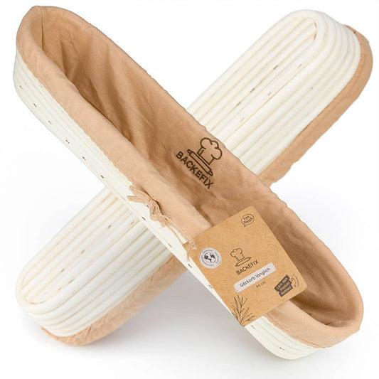 Coș Dospire Baguette Banneton Oval 44 cm