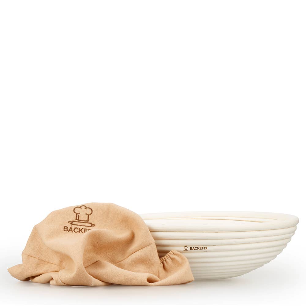 Coș Dospire Pâine Banneton Rotund 30 cm – pentru aluat artizanal