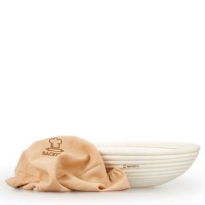 Coș Dospire Pâine Banneton Rotund 30 cm – pentru aluat artizanal