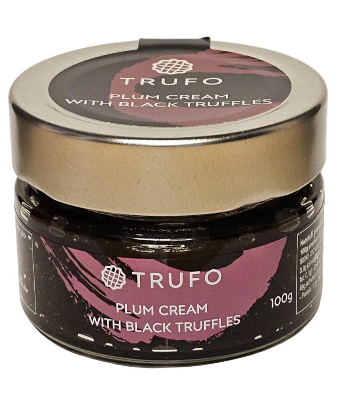 Cremă de Prune cu Trufe Negre Trufo 100g – specialitate gourmet dulce-sărată
