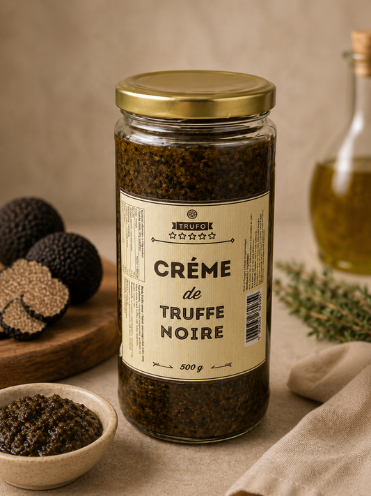 Cremă de Trufe Negre Trufo 500g – specialitate gourmet pentru paste și carne