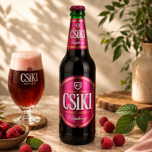 Csíki Sör Raspberry – Bere Blondă Artizanală cu Zmeură 500 ml