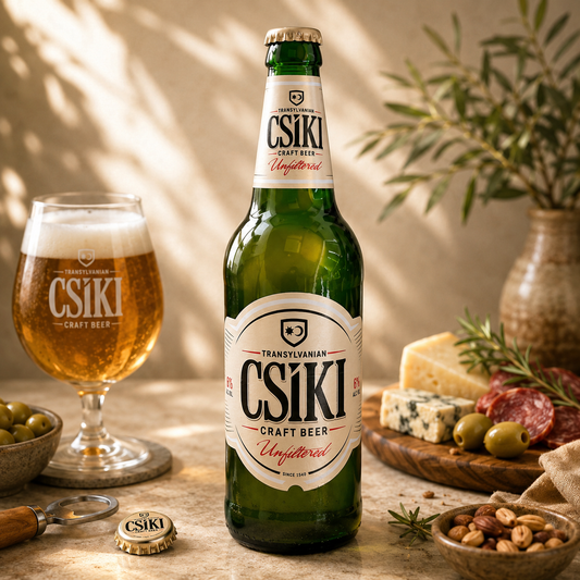 Csíki Sör Unfiltered - Bere Nefiltrată Artizanală 500 ml