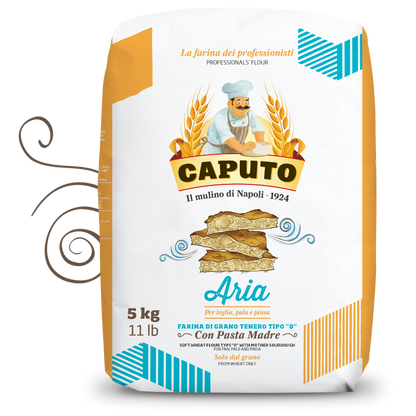 Făină Caputo Aria 5kg - Făină Albă de Grâu 650 cu Maia
