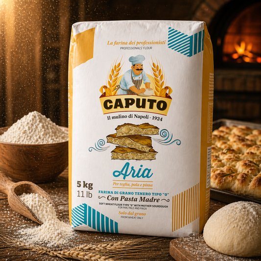 Făină Caputo Aria 5kg - Făină Albă de Grâu 650 cu Maia